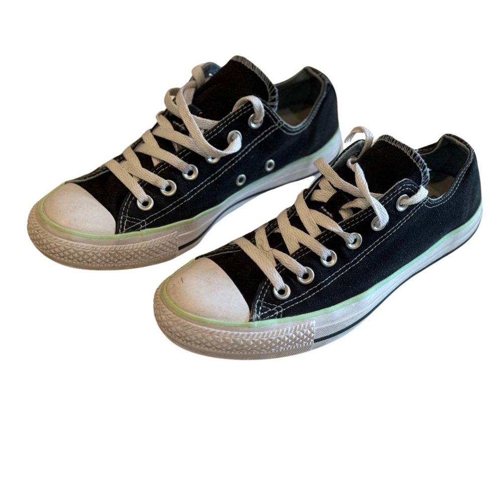 Converse Womens Chuck Taylor All Star Low Shoes Size 8 Double Tongue Sneakers